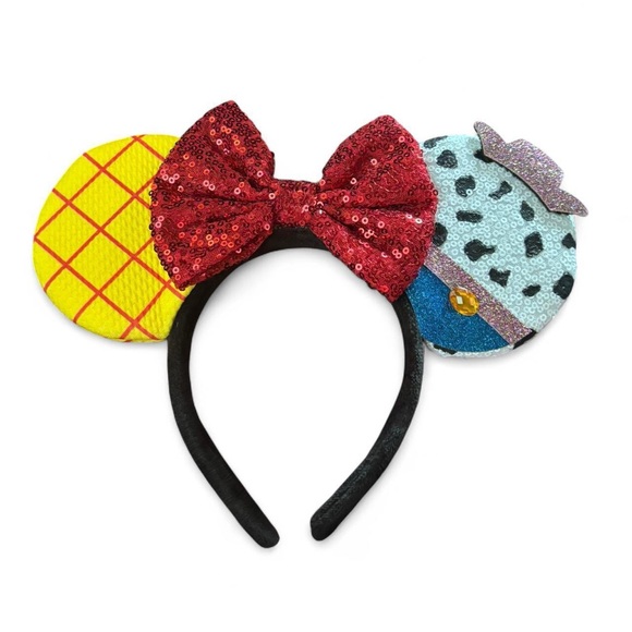 ✨NEW DISNEY PARKS TOY STORY SEQUIN MINNIE MOUSE EARS HEADBAND WOODY & JESSIE✨ - Picture 2 of 3